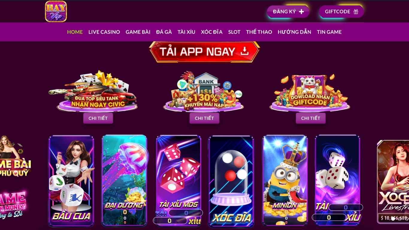 Giới Thiệu Bayvip – Cổng Game Đổi Thưởng Uy Tín, Xanh Chín 2025 Giới Thiệu Bayvip – Cổng Game Đổi Thưởng Uy Tín, Xanh Chín 2025