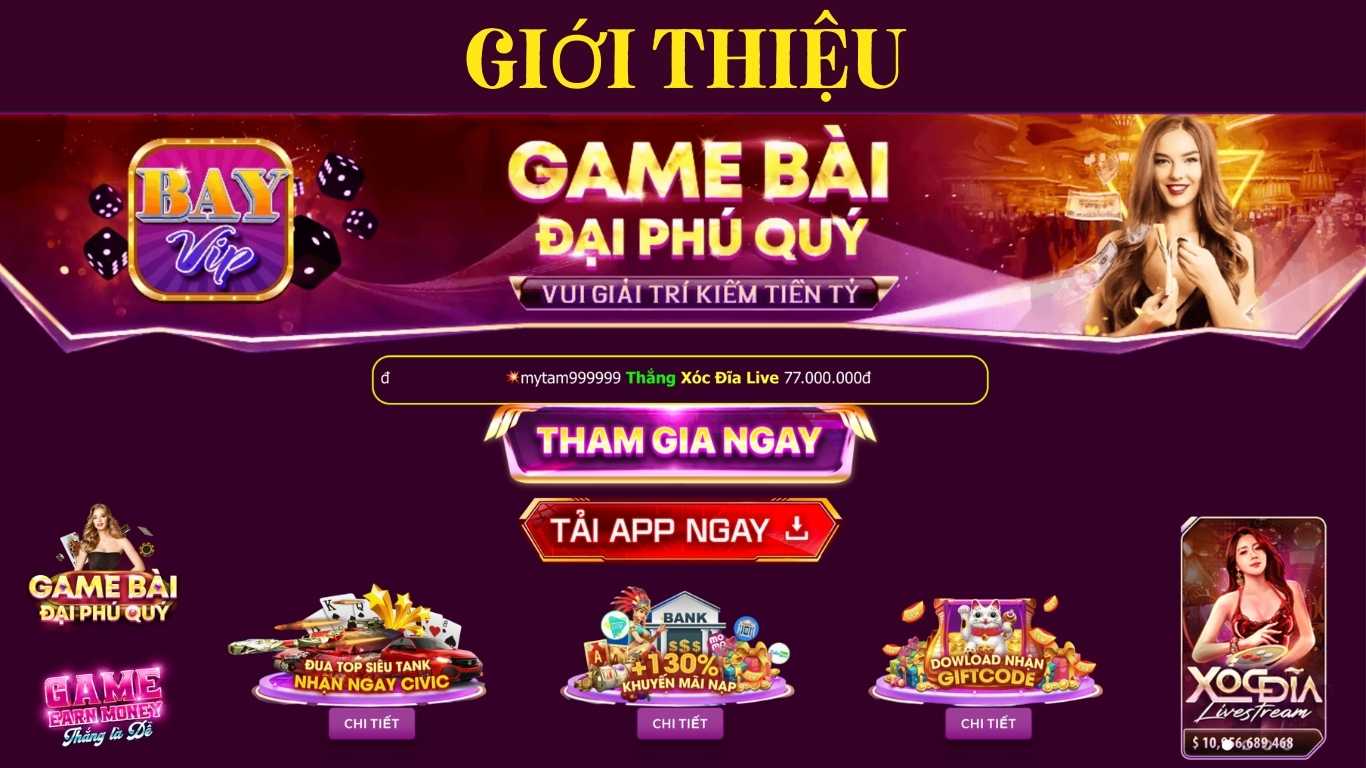 Giới thiệu đôi nét về cổng game Bayvip hiện nay Giới thiệu đôi nét về cổng game Bayvip hiện nay